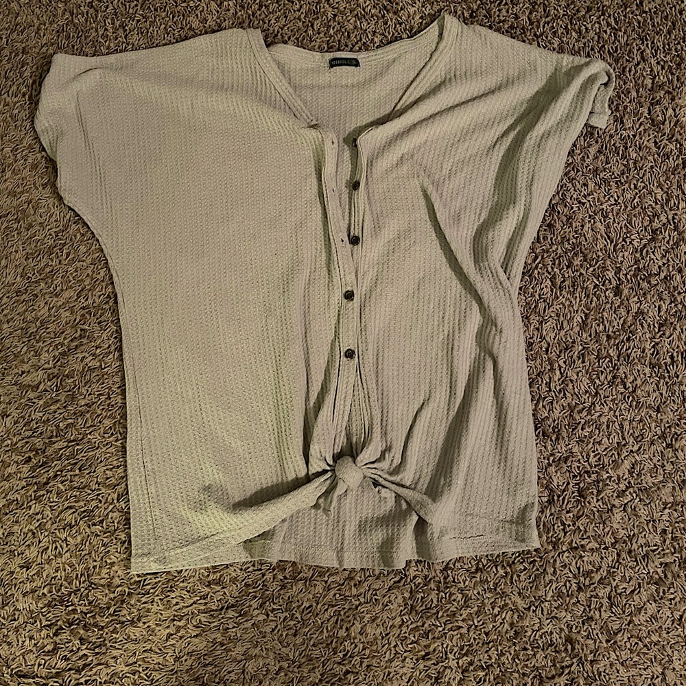 Nursing friendly loose blouse